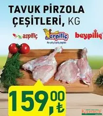 TAVUK PİRZOLA ÇEŞİTLERİ KG